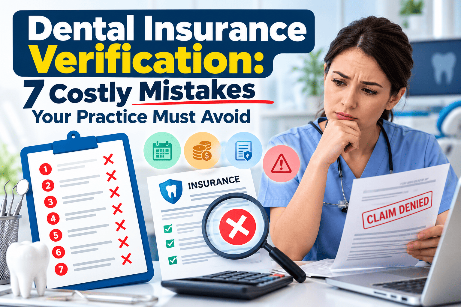 Seven costly dental insurance verification mistakes dental practices should avoid